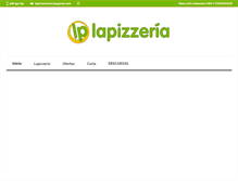 Tablet Screenshot of lapizzeriamurcia.com